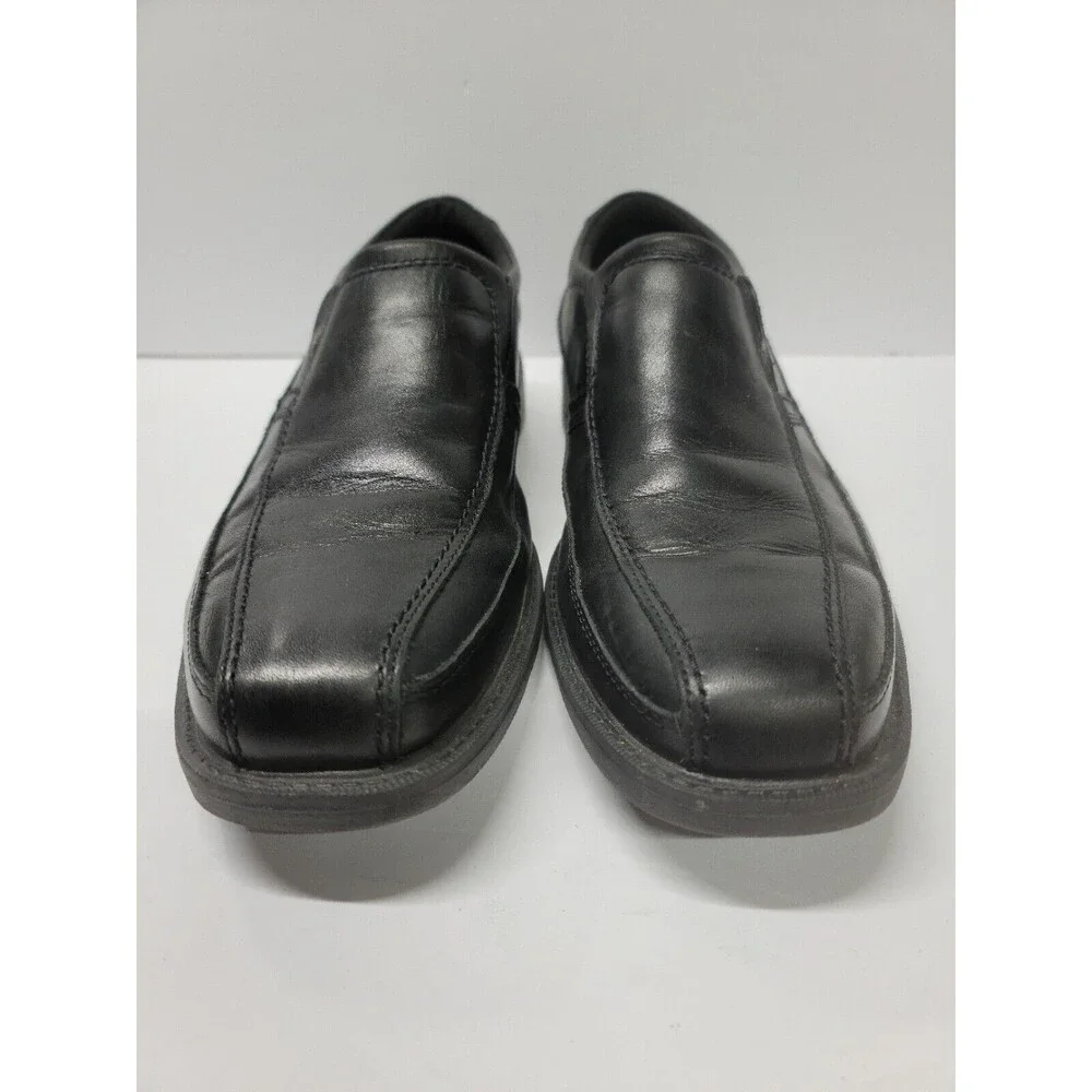 Rockport Trutech Men's Slip On Black Leather Dress Shoe Comfort Loafer Size 10 M